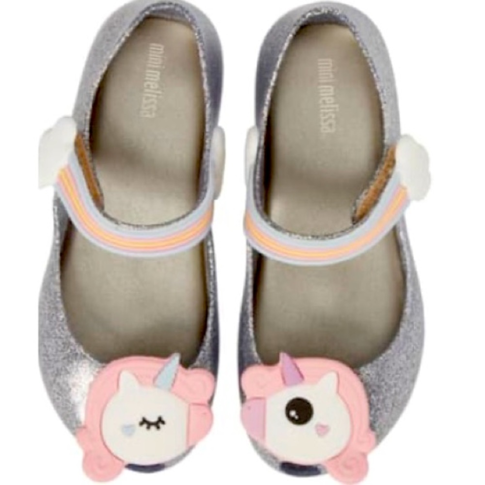 Mini Melissa Ultragirl Unicorn Jelly Flat-Toddler